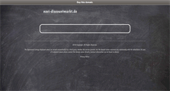 Desktop Screenshot of navi-discountmarkt.de